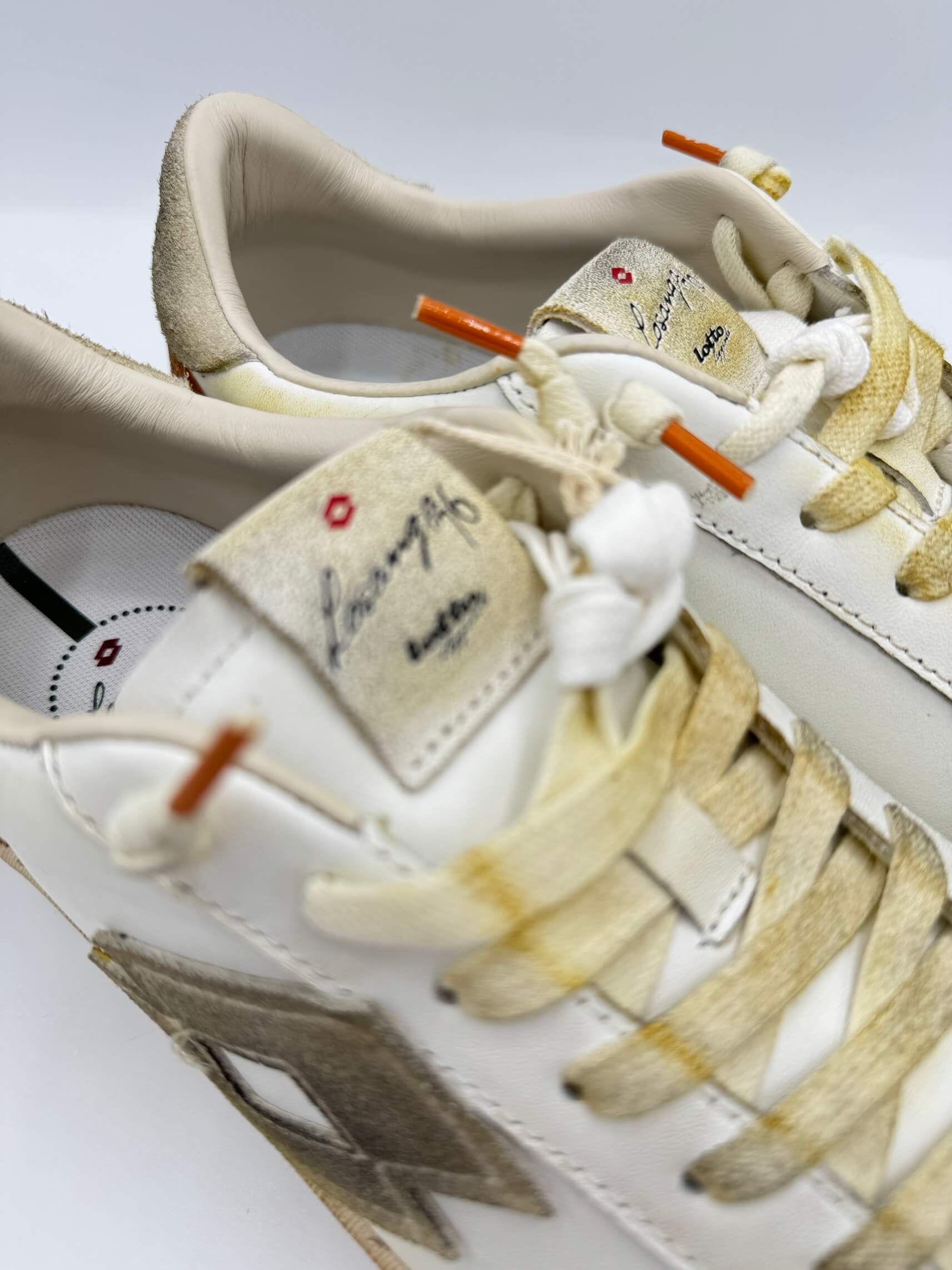 Sneakers Lotto Leggenda 223625 White Rainy Day Marmalade – Scarpe Uomo - Foto 3