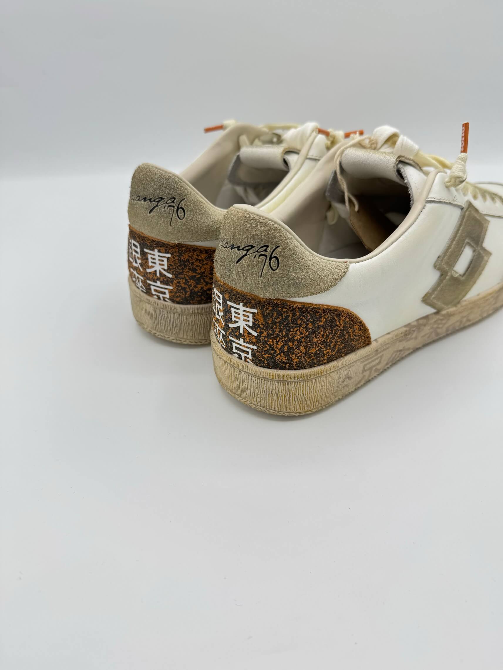 Sneakers Lotto Leggenda 223625 White Rainy Day Marmalade – Scarpe Uomo - Foto 4