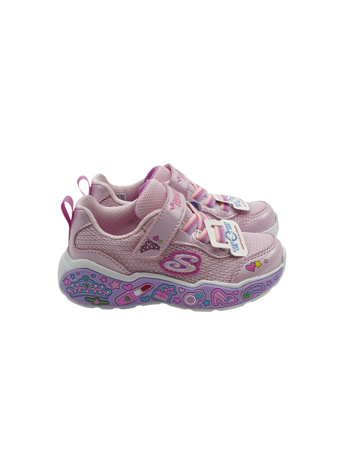 Skechers Fun Squad Light Pink Multi - Sneakers Bambina - Foto 2