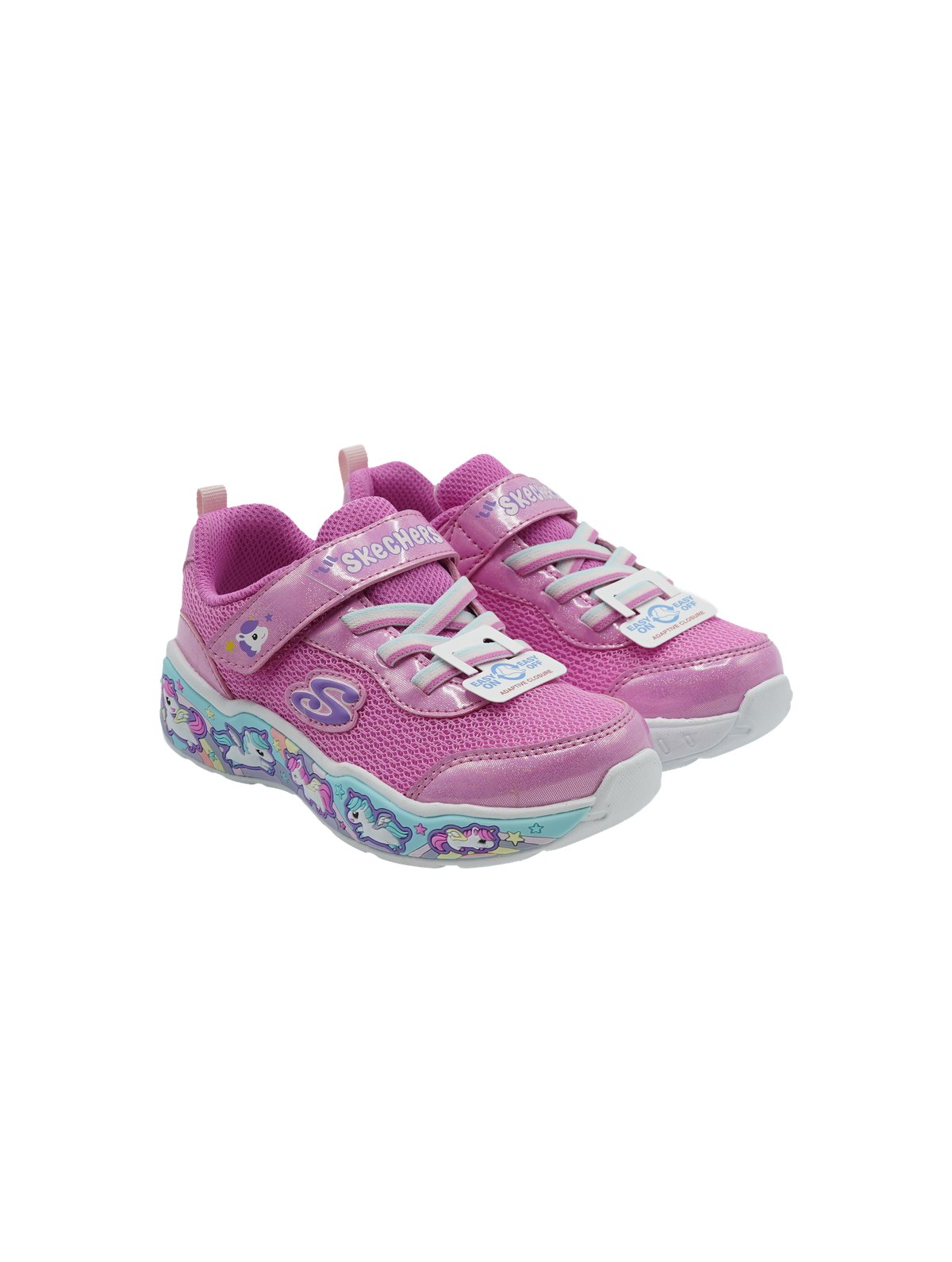 Skechers Fun Squad Pink Multi - Sneakers Colorate Bambina