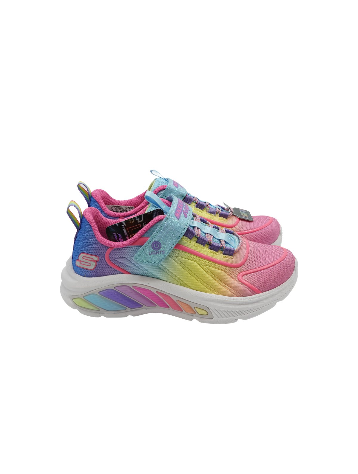 Skechers Rainbow Cruisers Bambina Turquoise Multi - Sneakers Bambina - Foto 2