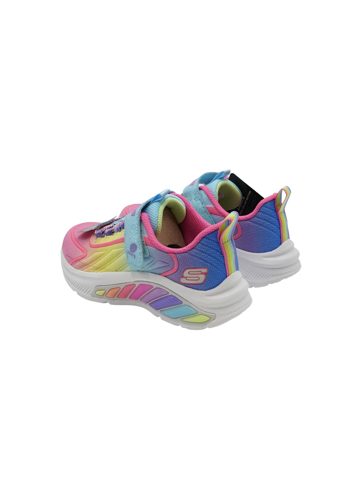 Skechers Rainbow Cruisers Bambina Turquoise Multi - Sneakers Bambina - Foto 4