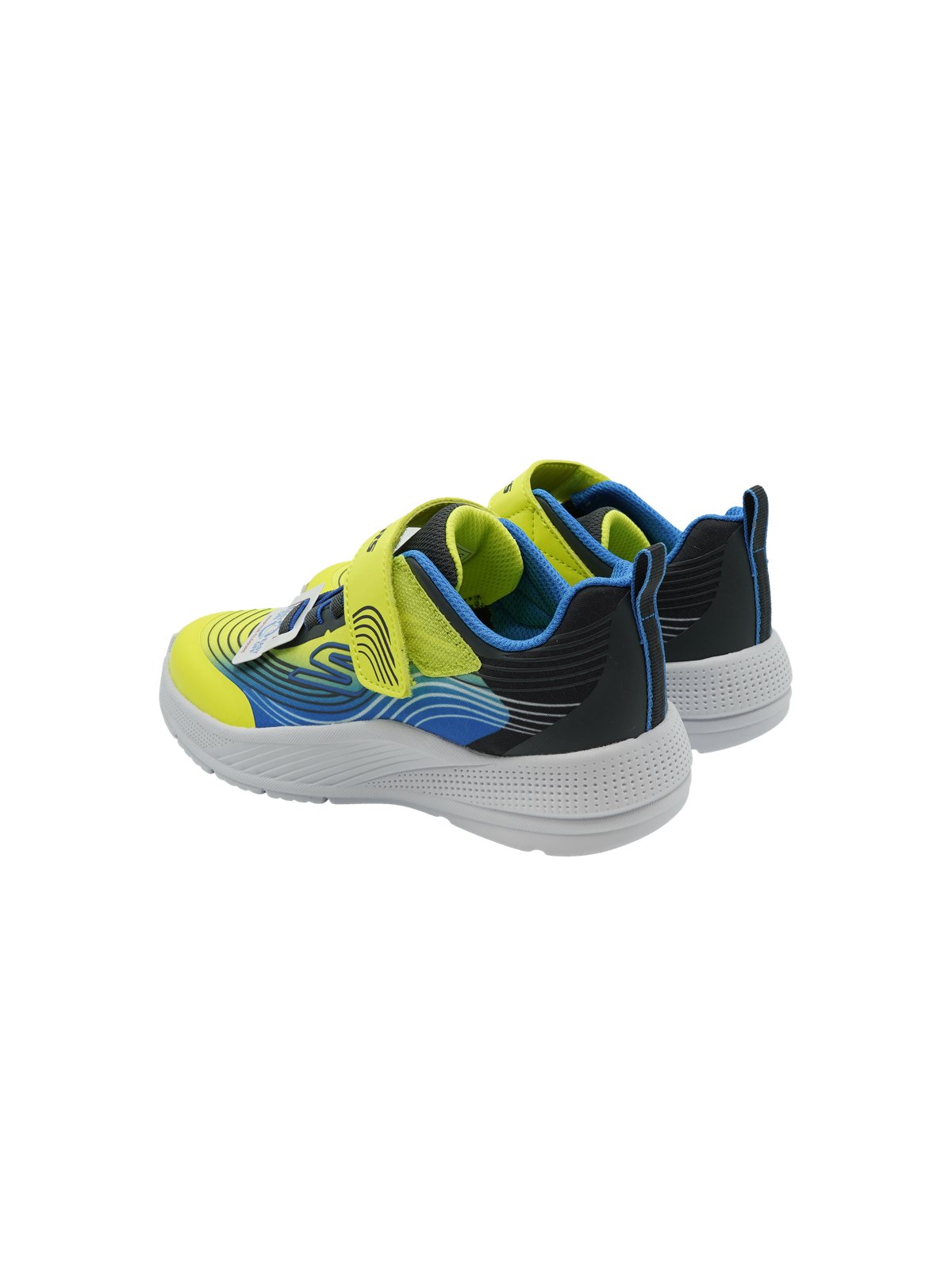 Skechers Micro Spec Advance Yellow Blue - Sneakers Bambino - Foto 4