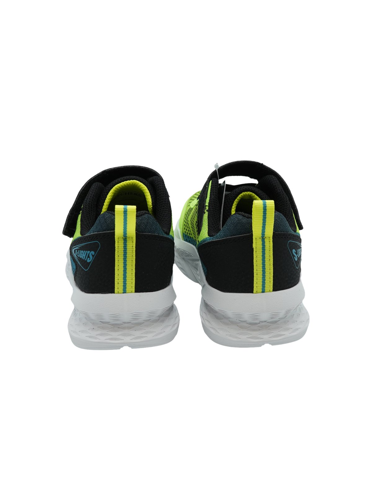 Skechers Meteor Light 2.0 Lime Black - Sneakers Illuminate Bambino - Foto 3