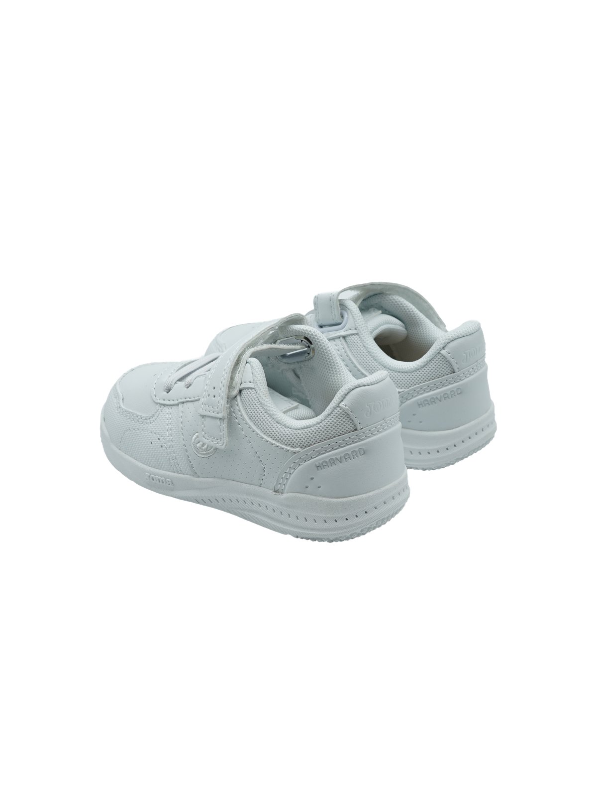 Joma Harvard JR 2202 White - Sneakers Bambino Pelle Bianche - Foto 4