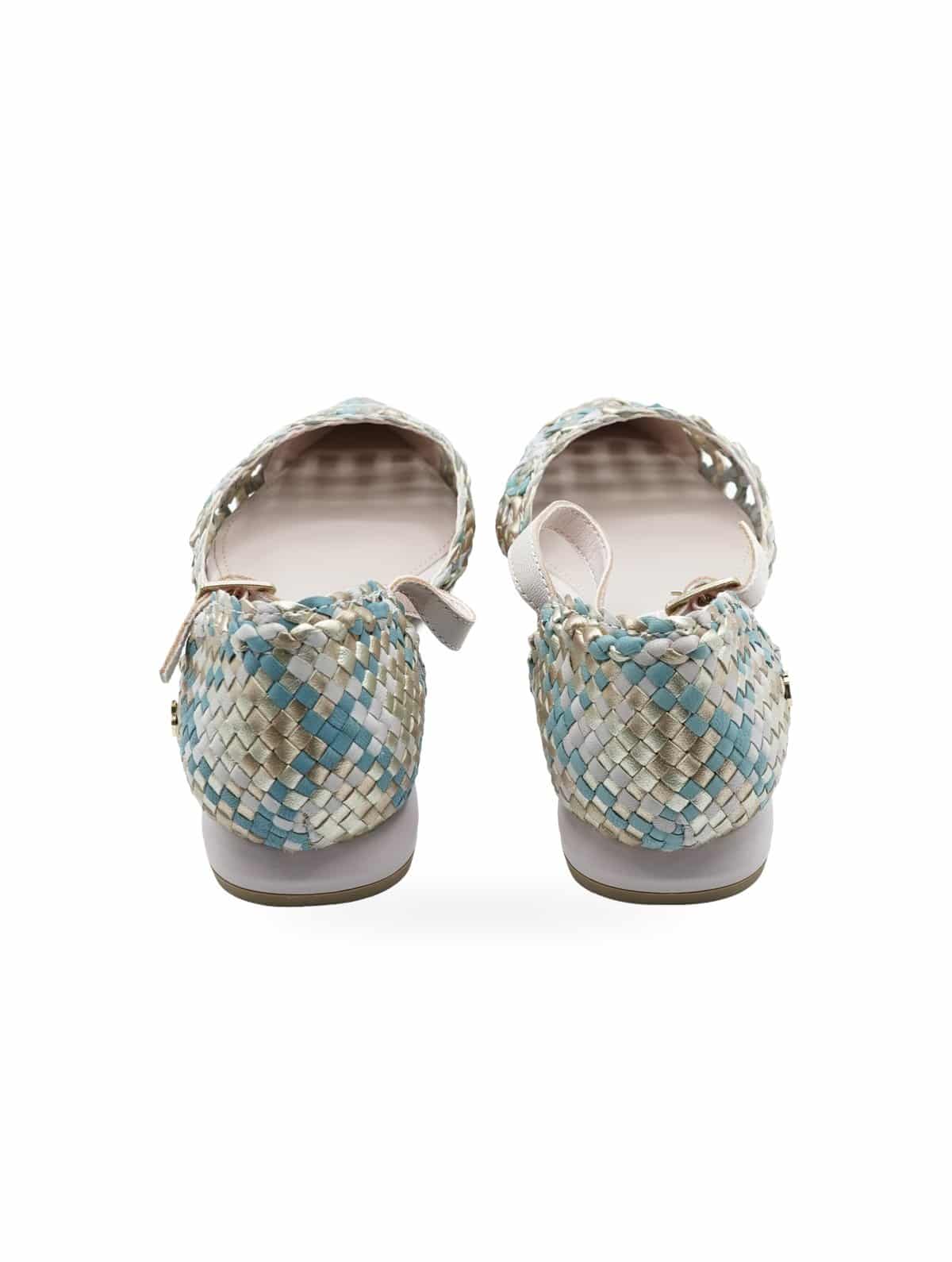 Carmela Shoes ZPIEL NUDE Ballerine Intrecciate Multicolor - Foto 3