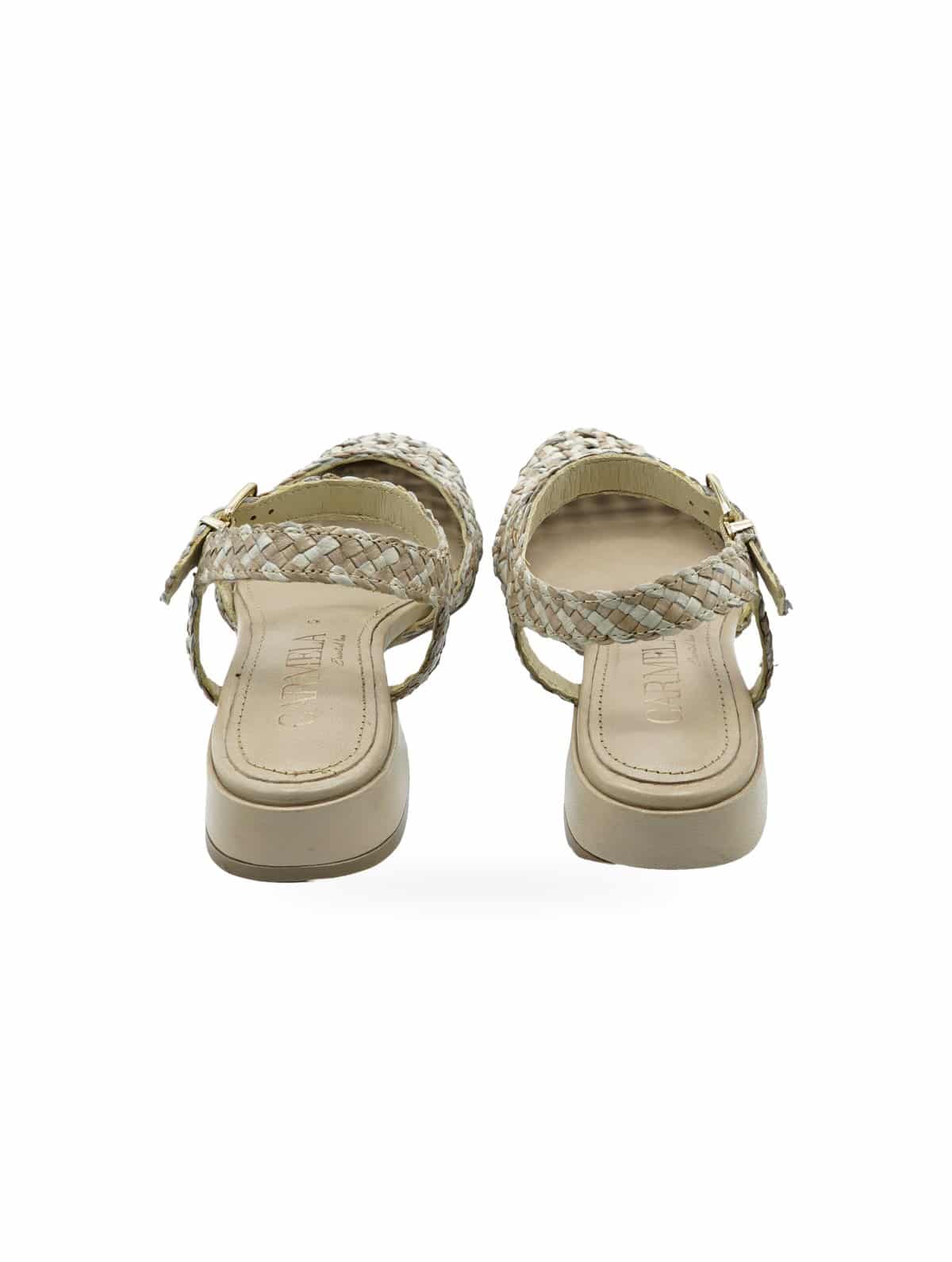 Carmela Shoes Ballerine Intrecciate Beige ZPIEL NUDE 8447393327680 - Foto 3