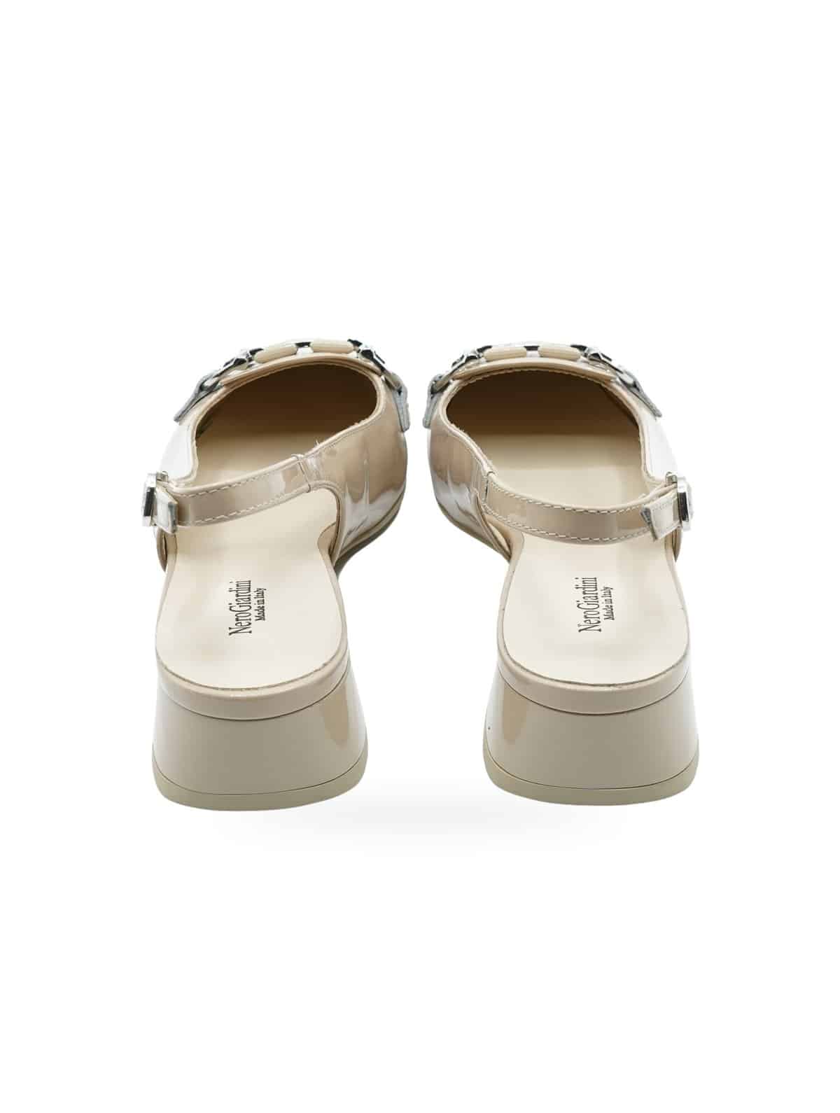 Nero Giardini Slingback Cipria Vernice 8051572734253 - Foto 3