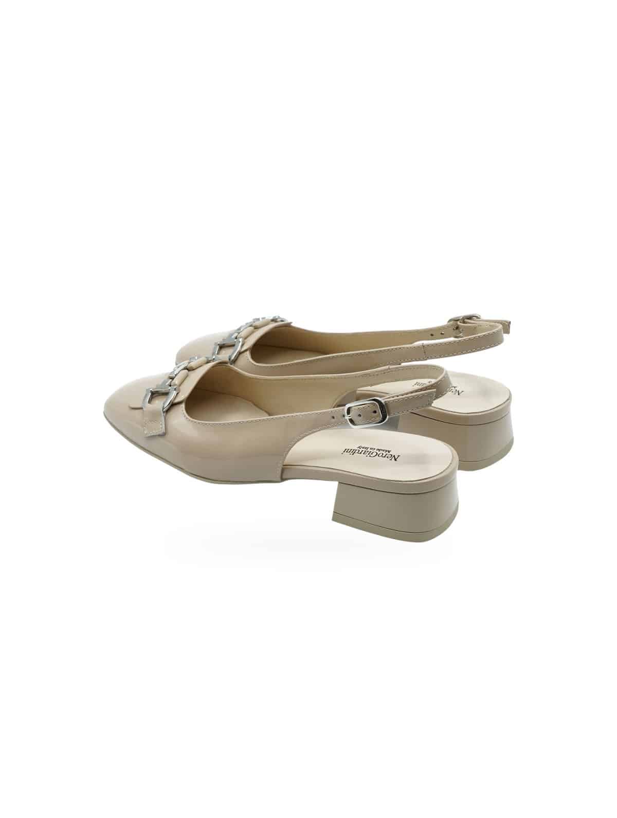 Nero Giardini Slingback Cipria Vernice 8051572734253 - Foto 4