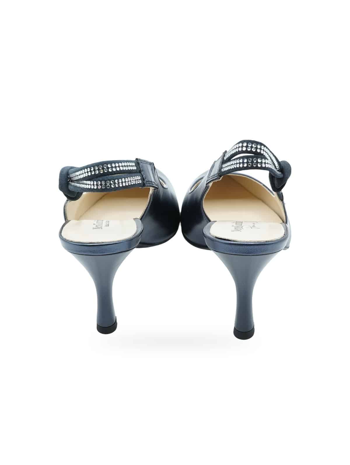 Nero Giardini Nettuno E615440DE - Décolleté Slingback Oceano - Foto 3