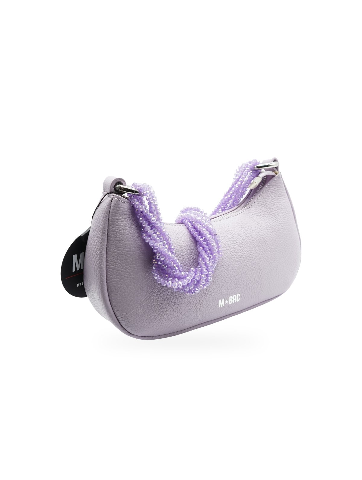 MBRC Gemma Ovale Brillante Borsa Glicine con Perline - Foto 2