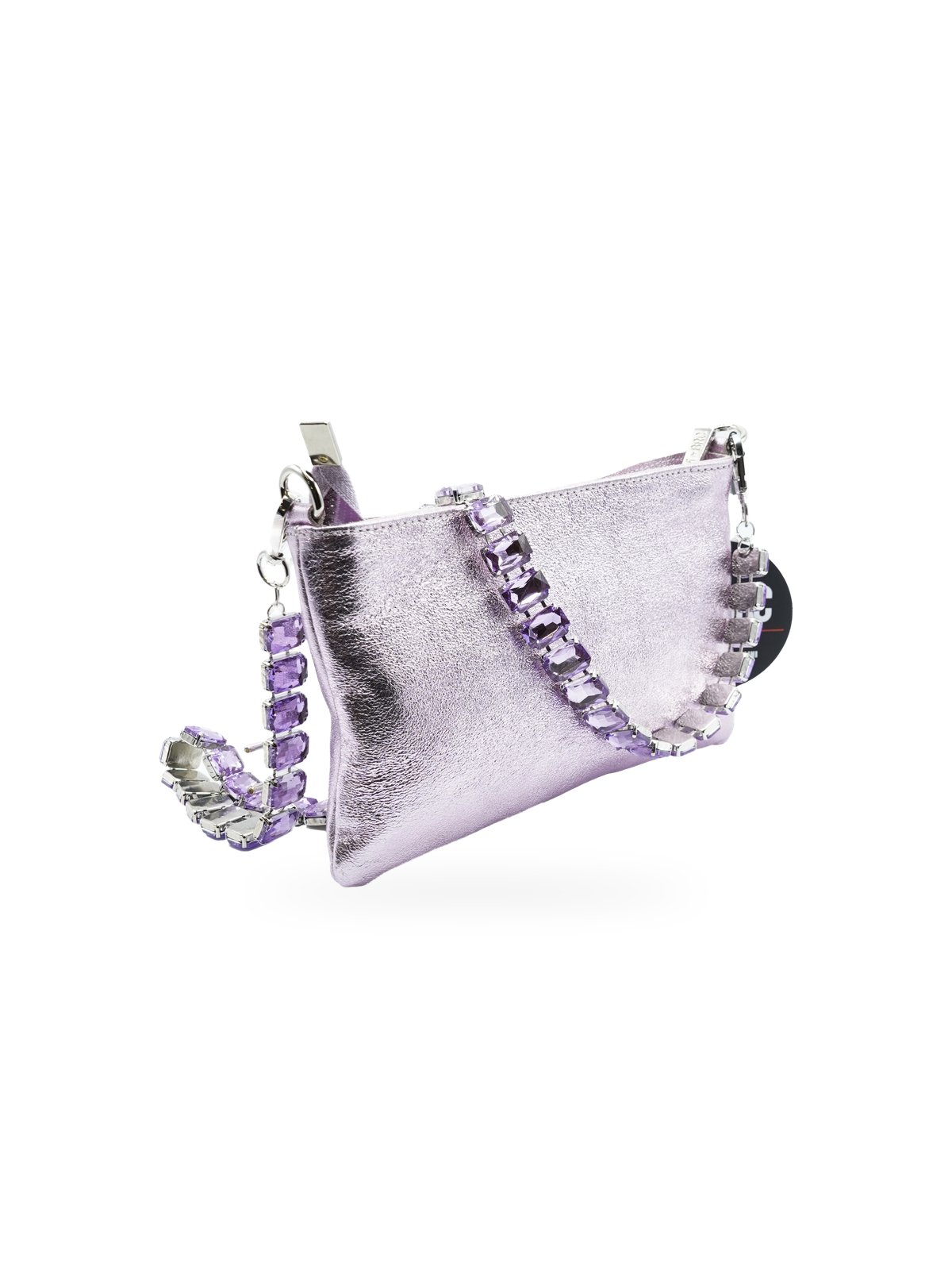 MBRC Tracolla Laminata Strass Glicine - Borsa Elegante Donna - Foto 2