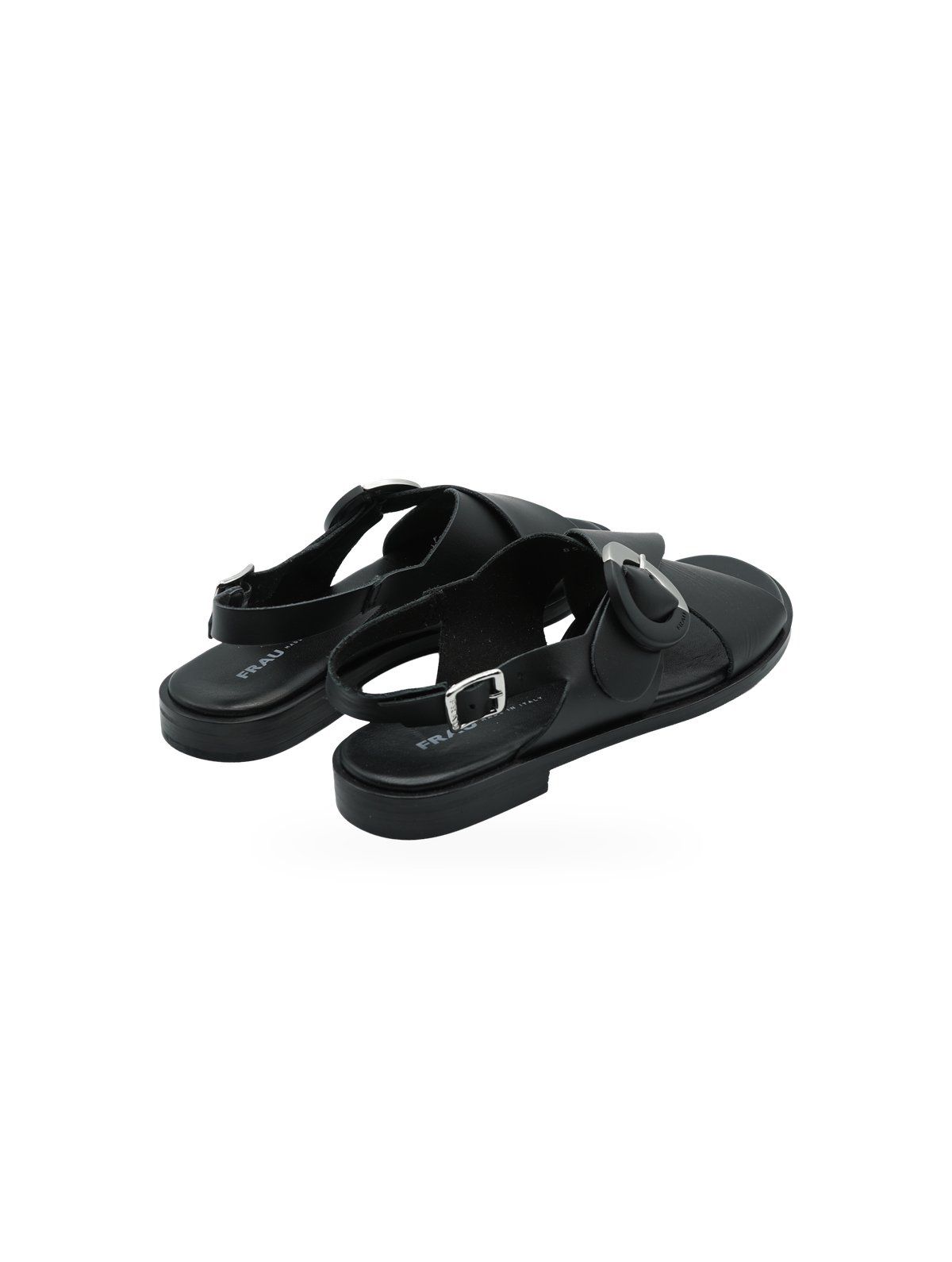 Sandalo Frau Donna Nero in Pelle 85P6119 - Foto 6