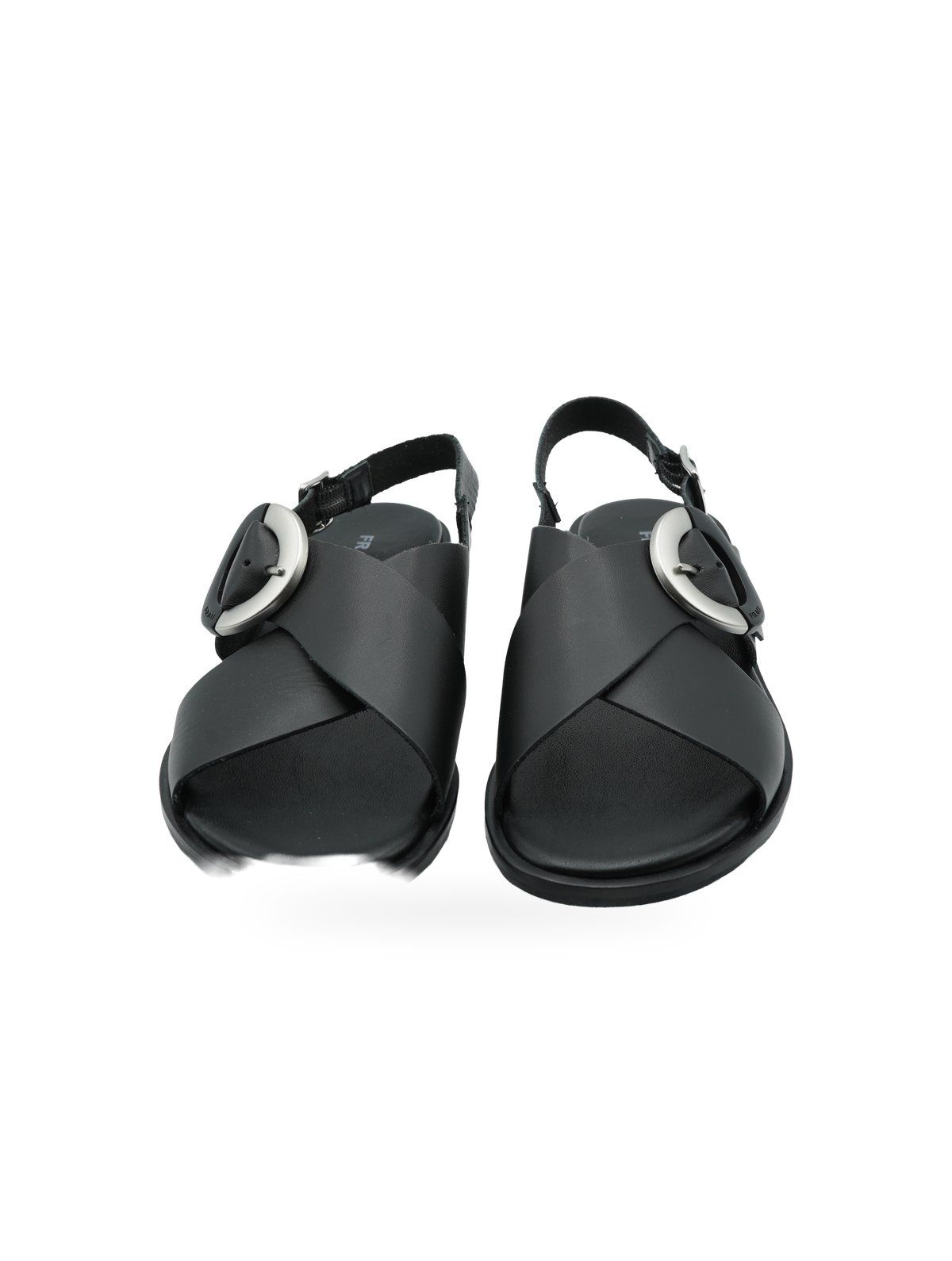 Sandalo Frau Donna Nero in Pelle 85P6119 - Foto 3